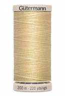 Gutermann Hand Quilting 200M/220YD Cotton Thread 829 Ecru