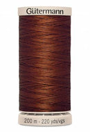 Gutermann Hand Quilting 200M/220YD Cotton Thread 1833 Rust