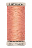 Gutermann Hand Quilting 200M/220YD Cotton Thread 1938 Peach