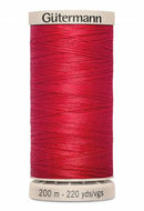 Gutermann Hand Quilting 200M/220YD Cotton Thread 2074 Red