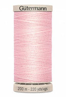 Gutermann Hand Quilting 200M/220YD Cotton Thread 2538 Pink