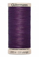 Gutermann Hand Quilting 200M/220YD Cotton Thread 3832 Grape
