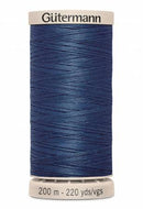Gutermann Hand Quilting 200M/220YD Cotton Thread 5322 Navy