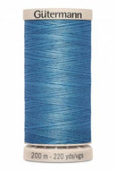 Gutermann Hand Quilting 200M/220YD Cotton Thread 5725 Light Blue