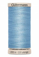 Gutermann Hand Quilting 200M/220YD Cotton Thread 5826 Airway Blue