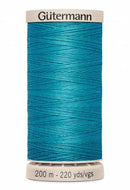 Gutermann Hand Quilting 200M/220YD Cotton Thread 7235 Peacock Teal
