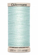 Gutermann Hand Quilting 200M/220YD Cotton Thread 7918 Aqua Mist