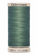 Gutermann Hand Quilting 200M/220YD Cotton Thread 8724 Frosty Green