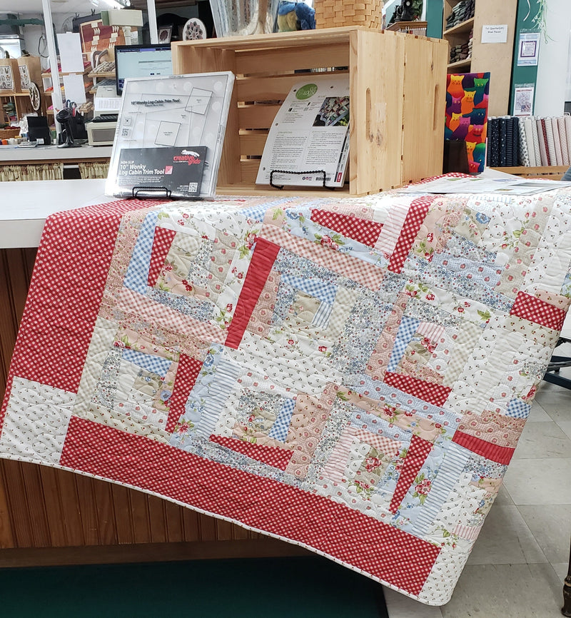 Sweet Sixteen Wonky Log Cabin Quilt Class~May 30th, 2024