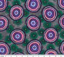 M&S Textiles Kwatye Soakage Purple Fabric