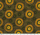M&S Textiles Kwatye Soakage Gold Fabric