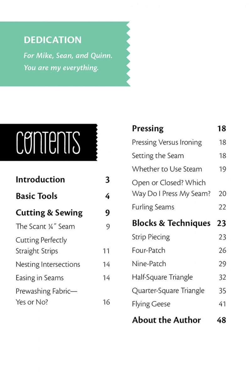 Perfect Piecing Handy Pocket Guide Book