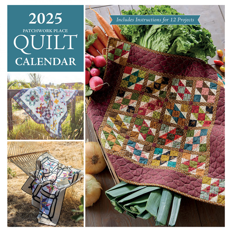 2025 Patwork Place Quilt Wall Calendar