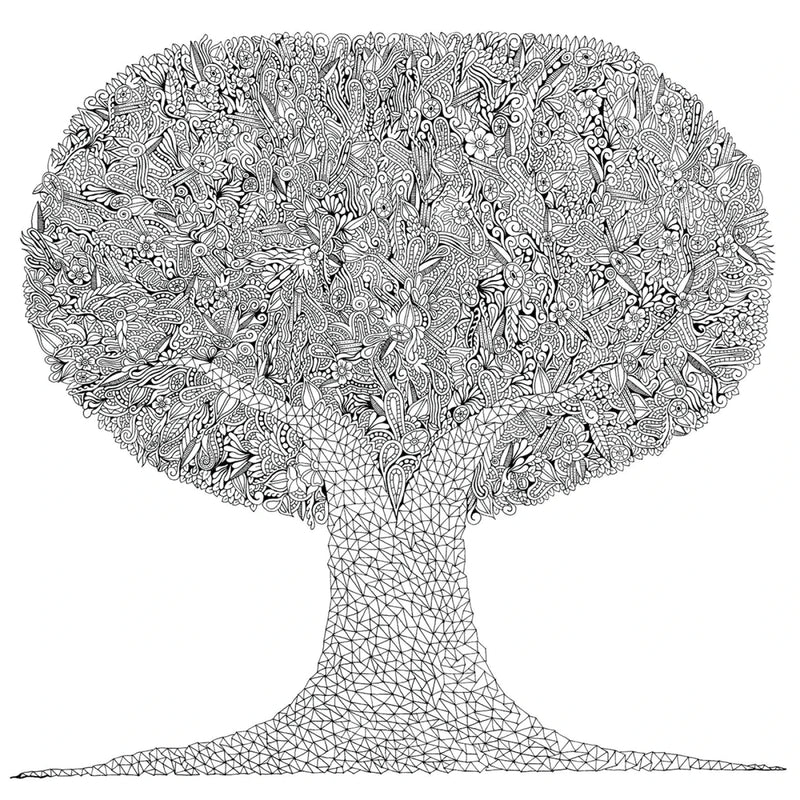 Enchanted Grove Mandala Coloring Book