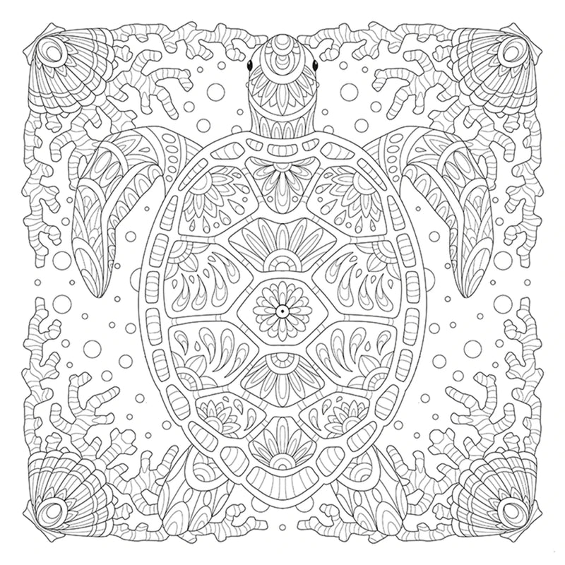 My Ocean Mandala Coloring Book