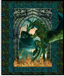 In The Beginning Dragons Emerald Reign Large Panel