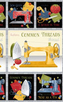 Wilmington Prints Common Threads Sewing Panel