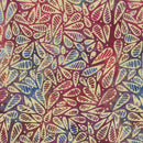 Island Batik Salsa Tear Drops Red Blue Dusty Batik Fabric