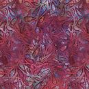 Island Batik Salsa Tear Drops Turquoise Purple Batik Fabric