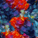 3 Wishes Hummingbird Bouquet Flutter Texture Fabric