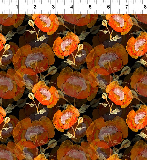 In The Beginning Fabrics Reflections Of Autumn Blossom Fabric