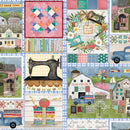 3 Wishes Shop Hopping Patch Multi Fabric