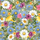 3 Wishes Shop Hopping Spring Bouquet Fabric