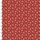 3 Wishes Very Merry Gingerbread Festive Gingerbread Fun Red Fabric