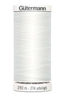 Gutermann Sew-All 250M/274YD Thread 20 White