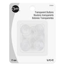 Transparent 17mm Buttons
