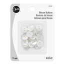 Blouse Buttons 11mm White Buttons
