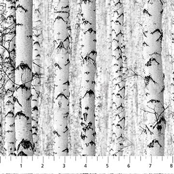 Northcott Naturescapes Birch Trees Fabric