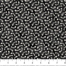 Northcott Whiskers And Wine Black Fish Bones Fabric