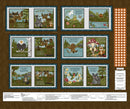 Henry Glass Little Readers 10 From Moose To Mouse Cloth Book Panel
