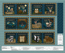 Henry Glass Little Readers 12 Under The Night Sky Cloth Book Panel