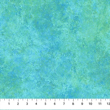 Northcott Stonehenge Celtic Roots Tonal Turquoise Fabric