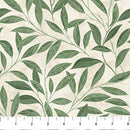 Northcott Pomegranate Leaves Cream Fabric