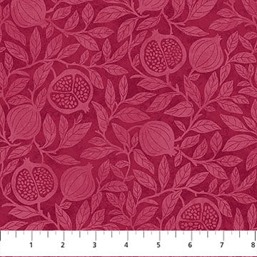 Northcott Pomegranate Pomegranate Blender Red Fabric