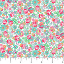 Northcott Quilting In Bloom Mini Rose White Multi Fabric