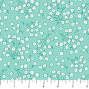 Northcott Quilting In Bloom Baby's Breath Turquoise Fabric