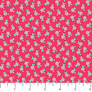 Northcott Quilting In Bloom Floral Spot Red Multi Fabric