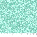 Northcott Quilting In Bloom Scroll Blender Light Turquoise Fabric