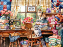 Kitten Sewing Room Jigsaw Puzzle