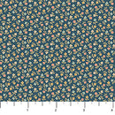 Northcott Manoir-Antiques Road Show Mini Floral Teal Fabric