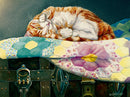 Comfortable Cat Jigsaw Puzzle