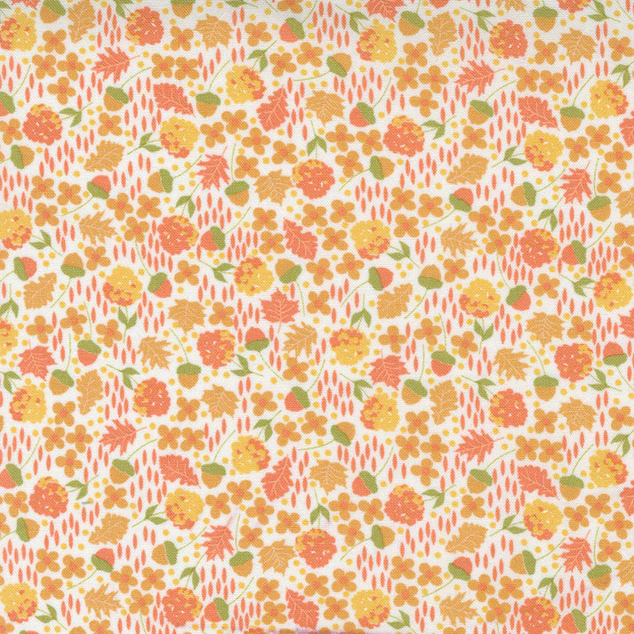 Moda Cozy Up Cinnamon Floral Fabric ONLINE PURCHASE ONLY