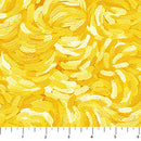 Northcott Starry Night Brushstroke Yellow Fabric