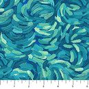 Northcott Starry Night Brushstroke Teal Fabric