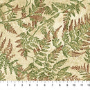 Northcott Stonehenge Organics Meadow Flowers Beige Fabric