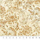 Northcott Stonehenge Organics Queen Anne's Lace Cream Rust Fabric